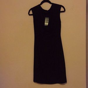Ralph Lauren Black Scoop Necked Cocktail Dress- 8